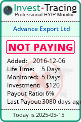 Monitored by Invest-Tracing.com HYIP Monitor-Invest-Tracing.com