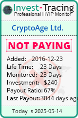 Monitored by Invest-Tracing.com HYIP Monitor-Invest-Tracing.com