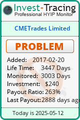 Monitored by Invest-Tracing.com HYIP Monitor-Invest-Tracing.com