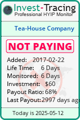 Monitored by Invest-Tracing.com HYIP Monitor-Invest-Tracing.com
