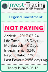 Monitored by Invest-Tracing.com HYIP Monitor-Invest-Tracing.com