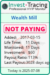 Monitored by Invest-Tracing.com HYIP Monitor-Invest-Tracing.com