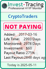 Monitored by Invest-Tracing.com HYIP Monitor-Invest-Tracing.com