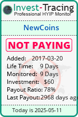 Monitored by Invest-Tracing.com HYIP Monitor-Invest-Tracing.com