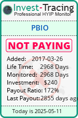 Monitored by Invest-Tracing.com HYIP Monitor-Invest-Tracing.com