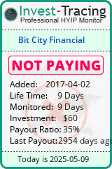 Monitored by Invest-Tracing.com HYIP Monitor-Invest-Tracing.com