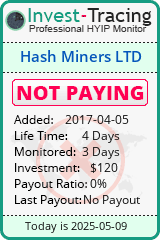 Monitored by Invest-Tracing.com HYIP Monitor-Invest-Tracing.com