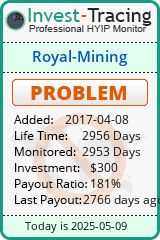 Monitored by Invest-Tracing.com HYIP Monitor-Invest-Tracing.com