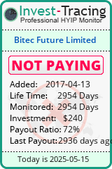 Monitored by Invest-Tracing.com HYIP Monitor-Invest-Tracing.com