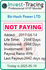 HYIP Monitor-Invest-Tracing.com