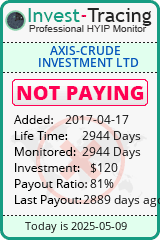 Monitored by Invest-Tracing.com HYIP Monitor-Invest-Tracing.com
