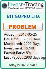 Monitored by Invest-Tracing.com HYIP Monitor-Invest-Tracing.com