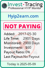 Monitored by Invest-Tracing.com HYIP Monitor-Invest-Tracing.com