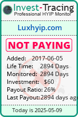 Monitored by Invest-Tracing.com HYIP Monitor-Invest-Tracing.com