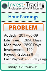 Monitored by Invest-Tracing.com HYIP Monitor-Invest-Tracing.com
