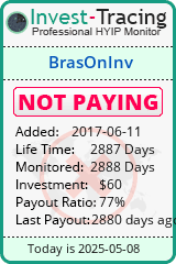 Monitored by Invest-Tracing.com HYIP Monitor-Invest-Tracing.com