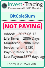 Monitored by Invest-Tracing.com HYIP Monitor-Invest-Tracing.com