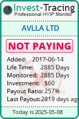 Monitored by Invest-Tracing.com HYIP Monitor-Invest-Tracing.com