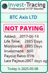 Monitored by Invest-Tracing.com HYIP Monitor-Invest-Tracing.com