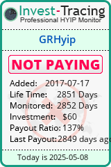 Monitored by Invest-Tracing.com HYIP Monitor-Invest-Tracing.com