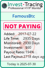 Monitored by Invest-Tracing.com HYIP Monitor-Invest-Tracing.com