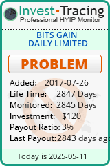 Monitored by Invest-Tracing.com HYIP Monitor-Invest-Tracing.com