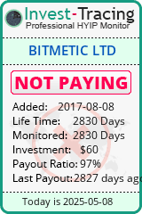 Monitored by Invest-Tracing.com HYIP Monitor-Invest-Tracing.com