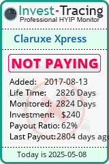 Monitored by Invest-Tracing.com HYIP Monitor-Invest-Tracing.com
