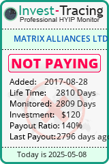 Monitored by Invest-Tracing.com HYIP Monitor-Invest-Tracing.com