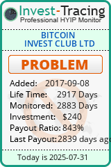 Monitored by Invest-Tracing.com HYIP Monitor-Invest-Tracing.com