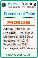 Monitored by Invest-Tracing.com HYIP Monitor-Invest-Tracing.com