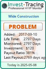 Monitored by Invest-Tracing.com HYIP Monitor-Invest-Tracing.com