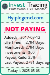 Monitored by Invest-Tracing.com HYIP Monitor-Invest-Tracing.com
