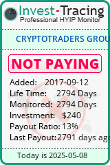 Monitored by Invest-Tracing.com HYIP Monitor-Invest-Tracing.com
