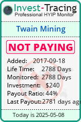 Monitored by Invest-Tracing.com HYIP Monitor-Invest-Tracing.com