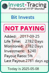 Monitored by Invest-Tracing.com HYIP Monitor-Invest-Tracing.com