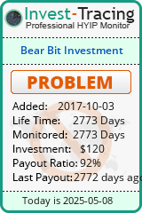 Monitored by Invest-Tracing.com HYIP Monitor-Invest-Tracing.com
