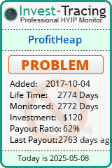 Monitored by Invest-Tracing.com HYIP Monitor-Invest-Tracing.com