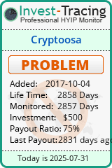 Monitored by Invest-Tracing.com HYIP Monitor-Invest-Tracing.com