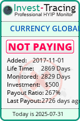 Monitored by Invest-Tracing.com HYIP Monitor-Invest-Tracing.com