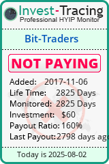 Monitored by Invest-Tracing.com HYIP Monitor-Invest-Tracing.com