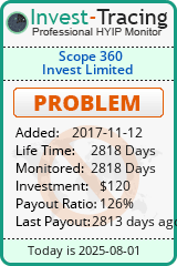 Monitored by Invest-Tracing.com HYIP Monitor-Invest-Tracing.com