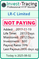 Monitored by Invest-Tracing.com HYIP Monitor-Invest-Tracing.com