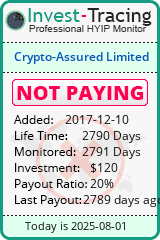 Monitored by Invest-Tracing.com HYIP Monitor-Invest-Tracing.com