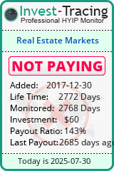 Monitored by Invest-Tracing.com HYIP Monitor-Invest-Tracing.com
