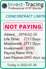 Monitored by Invest-Tracing.com HYIP Monitor-Invest-Tracing.com