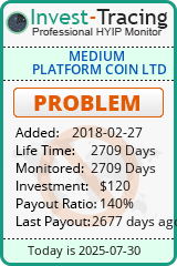Monitored by Invest-Tracing.com HYIP Monitor-Invest-Tracing.com