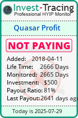 Monitored by Invest-Tracing.com HYIP Monitor-Invest-Tracing.com