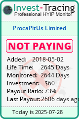 Monitored by Invest-Tracing.com HYIP Monitor-Invest-Tracing.com
