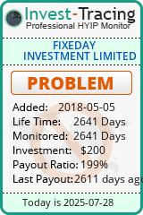 Monitored by Invest-Tracing.com HYIP Monitor-Invest-Tracing.com
